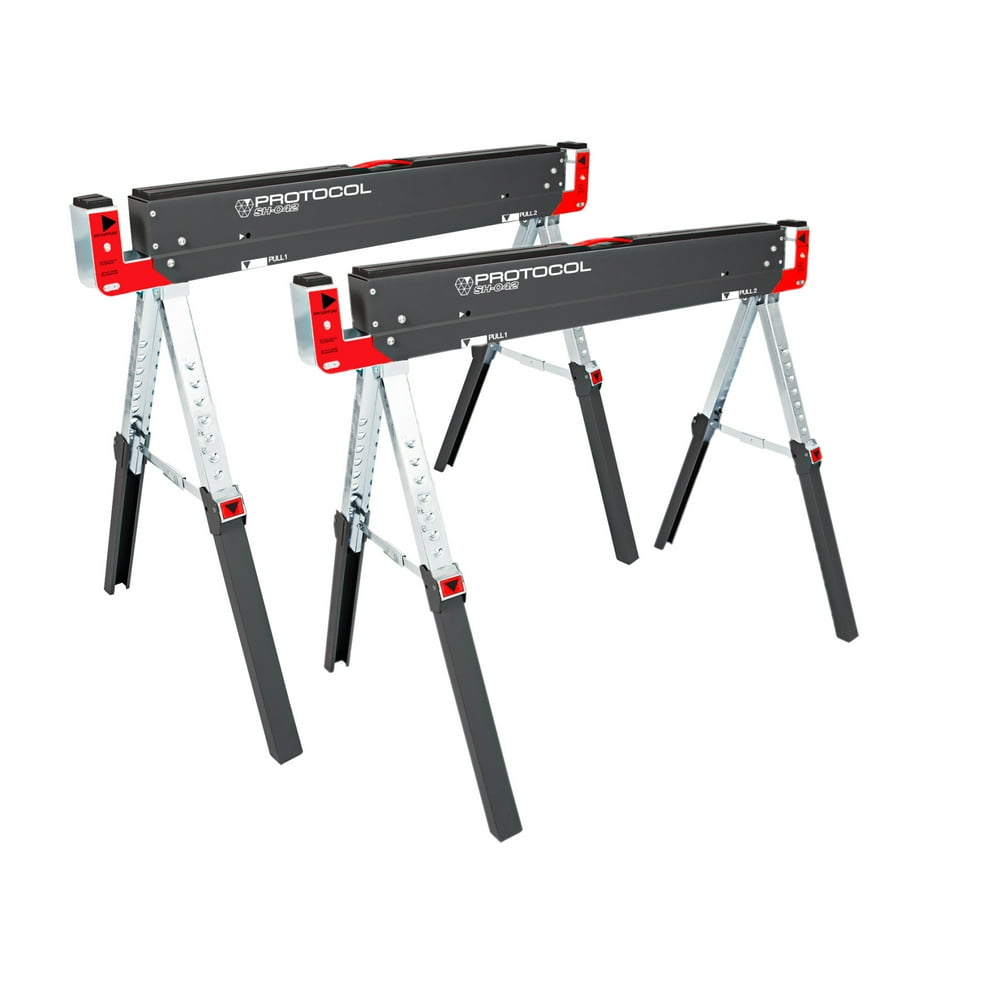 PROTOCOL Equipment 92786 42Inch Adjustable Height Metal Folding