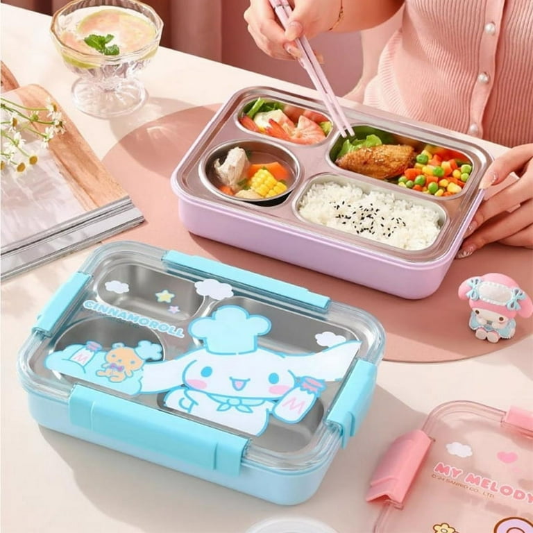 Sanrio Kawaii Cinnamoroll Lunch Box MyMelody Sweet Anime High