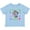 AE-Light Blue, variant on Miami Beach Florida Cute Swimming Manatee Boys or Girls Baby T-Shirt