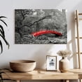 thumbnail image 3 of Elephant Stock Pop Japanese Garden Bridge Wall Art - Horizontal Canvas Wall Art - Living Room Wall Decor - Architecture Canvas - Red And Black Decor - 24" x 16", 3 of 8