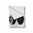 thumbnail image 2 of Moon Phase Soft Flannel Fleece Blanket, Lunar Movements Graphical Design with Astronomical Themed Concept, Cozy Plush for Indoor and Outdoor Use, 60" x 80", Charcoal Grey and White, by Ambesonne, 2 of 6