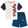 thumbnail image 1 of Conjunto de camiseta y pantalones cortos Marvel Avengers para niños pequeños, 1 of 6