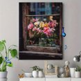 thumbnail image 4 of Vibrant Floral Impressionist Oil Painting Canvas Wall Art for Living Room Bedroom Dining Room Hallway Office Entryway, 4 of 8