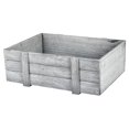 thumbnail image 1 of Vickerman 17" Contemporary Style Wood Panel Box in Gray Finish, 1 of 3