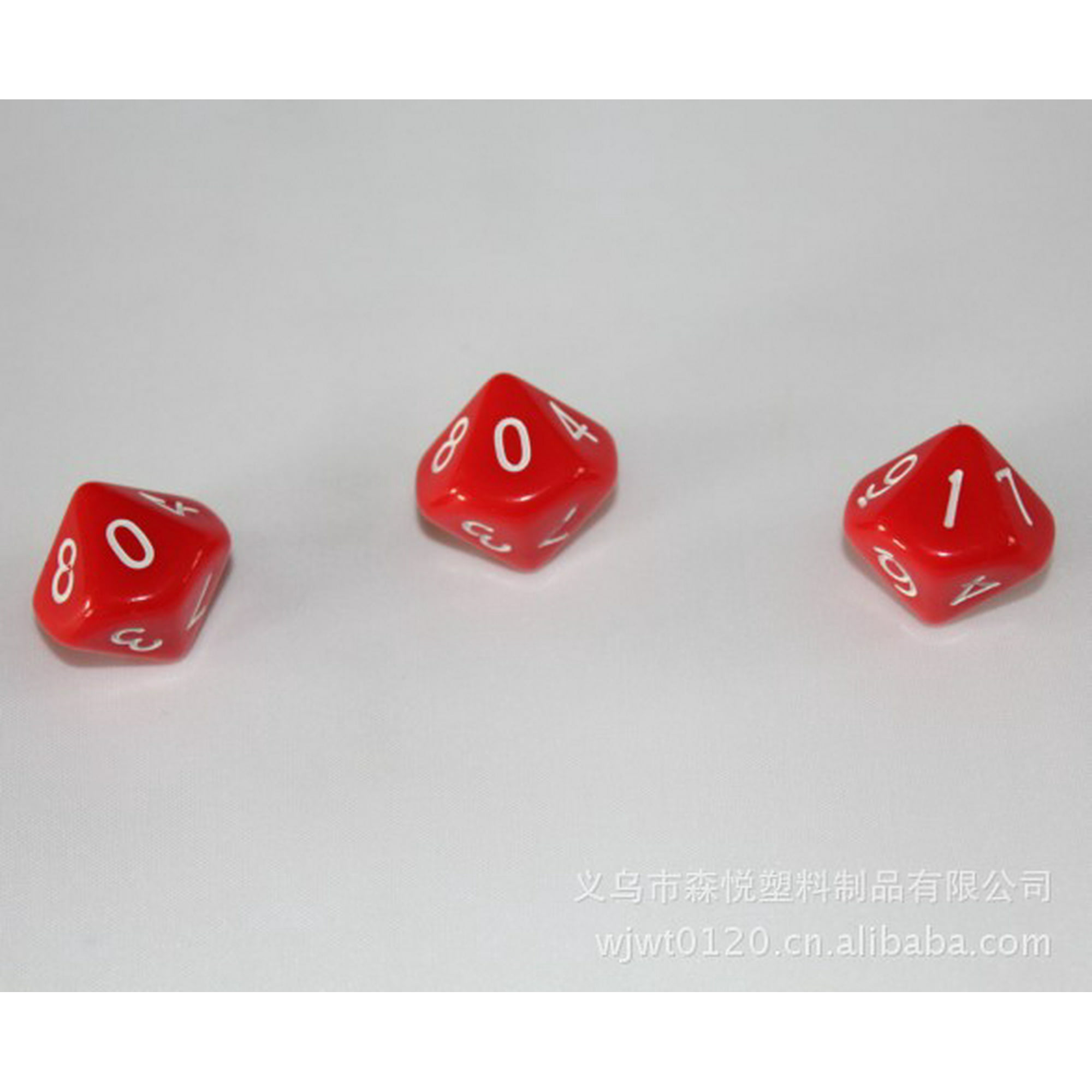 10pcs Cubes Board Game Props 10-side 0-9 Acrylic Number accessory Cubes Table Game Red Walmart Canada
