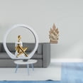 thumbnail image 2 of Figura De Mujer Lectora Elegante Y Estatua De Resina De La Sagrada Familia, Centro De Mesa Para Dormitorio, Oficina, Mesa, Estantería, Decoración Cristiana Católica De Granja, 2 of 8