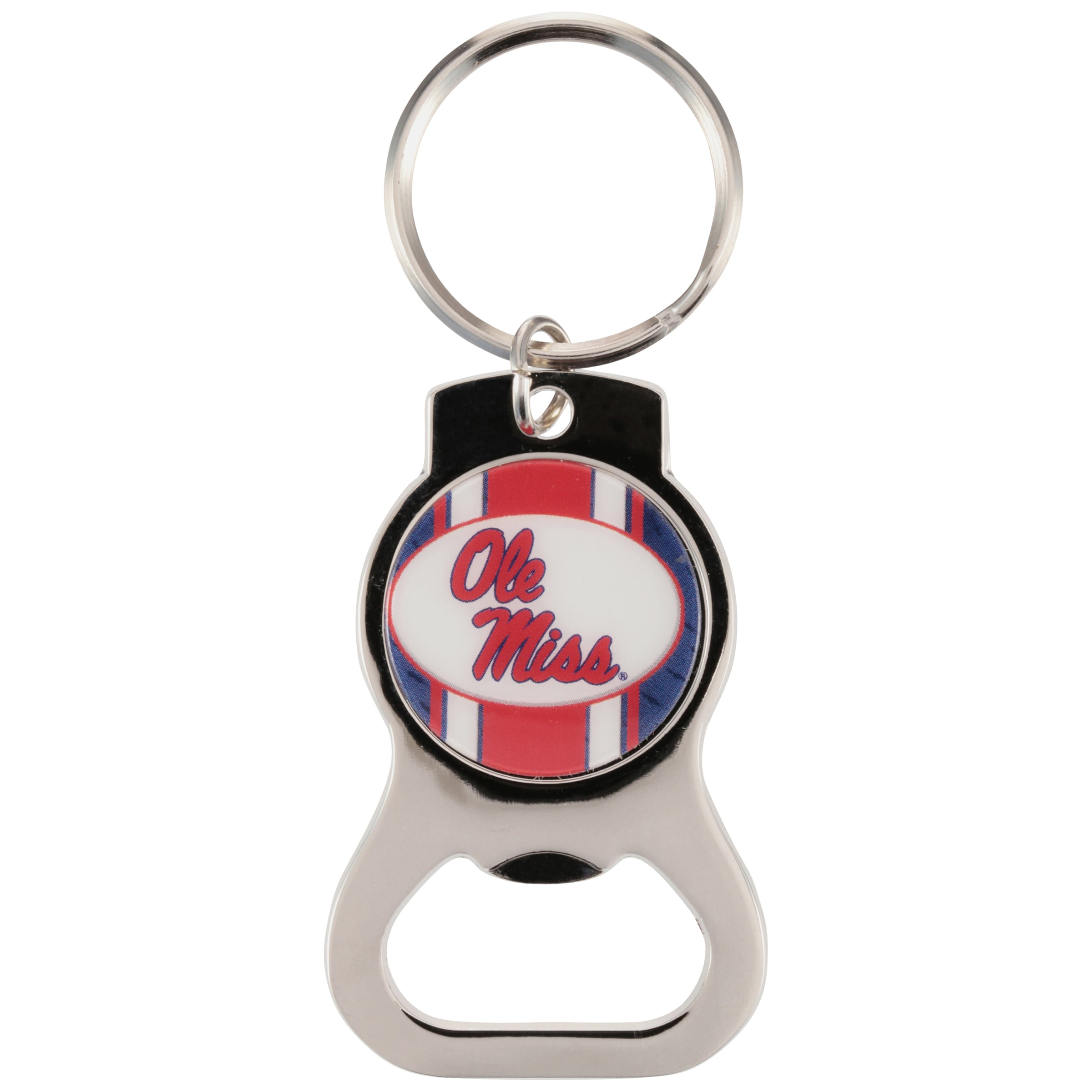 Rico Industries NCAA Mississippi Ole Miss Rebels Bottle Opener Colored Keychain 
