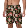 thumbnail image 2 of Gaeub Edgehog and Mushrooms Mens Swim Trunks Stretch Beach Shorts Quick Dry for Men Swim Shorts Swimwear with Pockets- Medium, 2 of 9