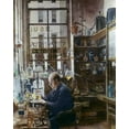 thumbnail image 2 of Alexander, Henry 26x32 White Modern Wood Framed Museum Art Print Titled - Laboratory of Thos Price, 2 of 4