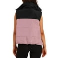 thumbnail image 5 of MPWEGNP Vest Tops for Women Plus Size Women's Down Cotton Vest Fashion Casual Youth Tank Top for Women Pink 3XL, 5 of 5