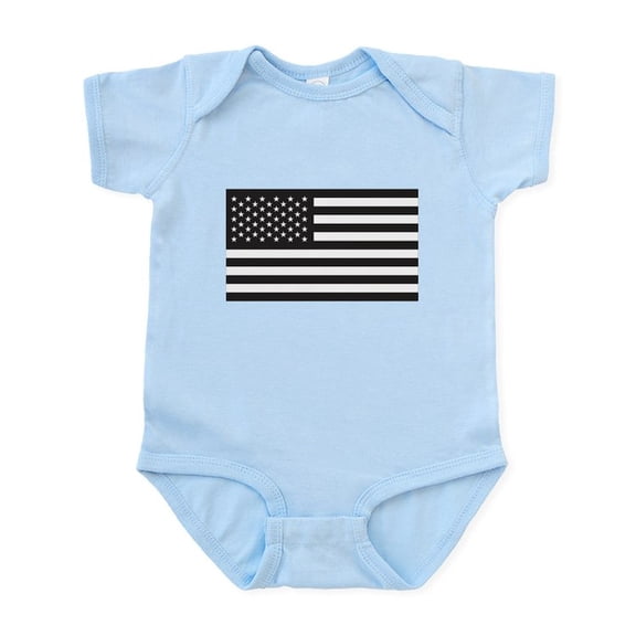CafePress - Subdued US Flag Tactical Body Suit - Baby Light Bodysuit, Size Newborn - 24 Months