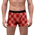 thumbnail image 1 of Mens Wool Underwear Pack 2under Mens Underwear Men for Cold Small Medium Strapless Men Print Mid Rise Briefs Soft Comfortable Breathable Everyday Wear Red L, 1 of 4