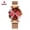 Big red face, variant on Women's watch with quartz movement, fashionable wristwatch with magnetic mesh strap, women's quartz watch, popular women's wristwatch