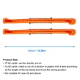 thumbnail image 3 of 1 par de protectores de cuchillas de patín de Hockey sobre hielo de plástico ajustables (naranja), 3 of 3