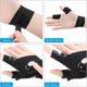 thumbnail image 4 of Guantes de pesca al aire libre ZHCH 2 guantes con linterna LED sin dedos color negro, 4 of 5