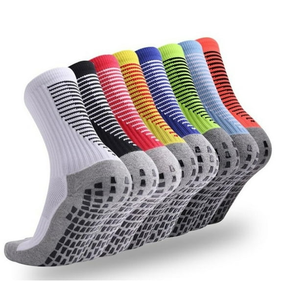 Dicasser 1/2/3/4/5 Pairs Men Anti Slip Football Socks Sport Socks Non-slip Soccer Socks Anti Slip Soccer Socks Men