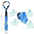 thumbnail image 6 of Abstract Tie & Floral Tie Design: Geometric Pattern Tie, Ideal for Minimalist Outfits, 6 of 6