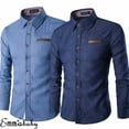 thumbnail image 3 of Honganda Mens Casual Shirt, Button-down Formal Top, Slim Fit Clothes, 3 of 7
