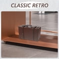 thumbnail image 3 of Luxshiny Retro Decorative Luggage Box with and Wooden Material for Home Decor Use Light Brown Large Size, 3 of 4