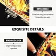 thumbnail image 4 of Skateboarder on Fire Ring Binder Notebook Journey Note Diary College Ruled Spiral Notebook Study Loose Leaf Paper A5 60 Pages, 4 of 8