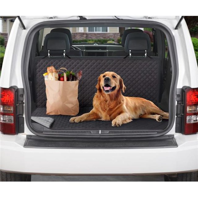 212 Main 601048 Dual Purpose Back Seat Cover, Black & Gray