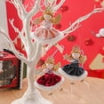 thumbnail image 3 of Inteprter Hogar Oficina pared chimenea Navidad colgante muñeca portátil Navidad colgante decoración Festival ornamento regalo de cumpleaños Kits de decoración para fiestas Negro Inteprter HA069081-02, 3 of 6