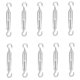 thumbnail image 1 of 10pcs 304 Strainer Stainless Hook and Hook Turnbuckle Wire Tensioner Steel Rope Tensioner M6, 1 of 4