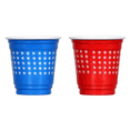 thumbnail image 5 of 120 Pack USA Patriotic Star Plastic 2oz Shot Cups – Red White & Blue Mini Party Cups w/Stars – 4th of July, Memorial Day, Labor Day, BBQs, Tailgates, & American-Themed Celebrations, 5 of 7