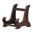 thumbnail image 3 of lingqin Easel Plate Display Stand Photo Holder Stand Versatile Artwork Wood Storage Rack Ebony Wood, 3 of 9
