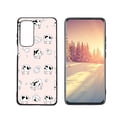 thumbnail image 1 of Compatible with Motorola MOTO Edge 5G UW Phone Case, Cow-Print-Abstract-Art-Black-White-Pink-Cute8 Case Men Women, Flexible Silicone Shockproof Case for Motorola MOTO Edge 5G UW, 1 of 1