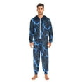 thumbnail image 6 of joogoo Blue Lightning Unisex Adults Onesies Pajamas Jumpsuits L, 6 of 7