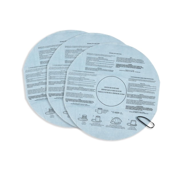 Filtro para Aspiradoras CRAFTSMAN Wet Dry Vac Reutilizable 3-Pack