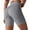 Grey, variant on Women Border High Waist Push Up Tight Fitting Breathable Yoga Shorts Running And Fitness Shorts Stretchy Running Joggers Sports Soft Tummy Control Workout Athletic Gym Bottoms Black S