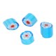 thumbnail image 2 of Cuentas de vidrio millefiori de cinco pétalos en azul y blanco, decoraciones con patrones de flores para hacer tú mismo, bolsa de 50 g para manualidades con fusión, 2 of 8