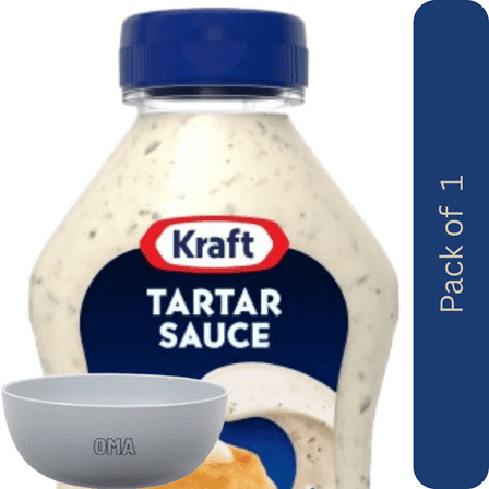 Kraft Tartar Sauce, 12 fl oz Bottle – with Bowl by OMA