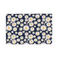thumbnail image 2 of Rocae Daisy Floral Printed Heat Resistant Place Mats,Classic Hemstitch Cloth Fabric Placemats Imitation Linen Place Mat Table Mats 18x12 inch, 2 of 9