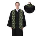 thumbnail image 4 of Easygdp Camouflage Shark Unisex Adult Graduation Stole Shawl 36" Long for Academic Commencements Shawl-Sharp Corner, 4 of 7
