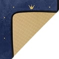 thumbnail image 6 of Area Rugs Carpet for Bedroom Floor Kitchen Rugs Retro Gold Queen Crown Door mat Bedside Runner Rug Living Room Washable Non Slip 39×20in, 6 of 7