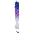 thumbnail image 1 of Extensiones de cabello trenzado Jumbo ombré, fibra sintética de alta temperatura, 24 pulgadas, 1 unidad, 1 of 4