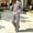 Brown, variant on Sevevn Women's Fall Oversize Relaxed Fit 2‑Piece Fashion Outfit, Striped Color‑Block Mock Neck Top with Wide‑Leg Pants for Cool‑Weather Occasions Size S-5XL
