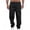 Black, variant on Patlollav Mens Trousers Multiple Pockets Tether Closure Outdoor Straight Type Cargo Pants