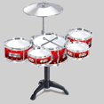 thumbnail image 4 of KA Children Musical Instrument Toy 5 Drums Simulation Jazz Drum Kit with Drumsticks Educational Musical Toy for Kids random, 4 of 9
