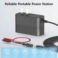 thumbnail image 4 of Cargador de batería LiFePO4 de 14,6 voltios 2A para batería LiFePO4 de 12 V con doble pinza de cocodrilo cotor para Talentcell, batería recargable de litio fosfato de hierro de litio de 12 V, 4 of 5
