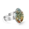 thumbnail image 2 of PhooArto Sea Starfish Seashell Coral Stainless Steel Rings for Women, Open Adjustable Ring Promise Ring Jewelry Gifts, 2 of 5