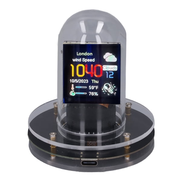 Nixie Tube Clock, RGB Light Digital Clock WiFi for Desktop - Walmart.ca