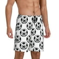 thumbnail image 2 of Lsque Short de Pyjama Homme Joyeux Soccer, Short de Pyjama, Coton Ultra-Doux Tricoté-3TG, 2 of 6