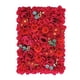 thumbnail image 3 of Panel artificial, panel de flores de rosa, panel floral, tapete floral, fondo fotográfico Rojo, 3 of 9