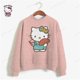 thumbnail image 3 of Sudadera con capucha fina y elegante de HELLO KITTY Harajuku para mujer, estilo coreano, holgada, estilo urbano, con dibujos animados, tallas S a 3XL, 3 of 5