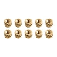 thumbnail image 1 of 10 Pcs Inserts en Laiton Filetés Ensemble de Chaleur Métal Inserts de Vis M2-M6 pour Matériel d'Impression 3D Accessoires d'Outils de Haute Qualité, 1 of 7