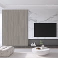thumbnail image 3 of Dundee Deco Peel and Stick Faux Slat Wallpaper Roll, 24" x 9', Grey, 3 of 8